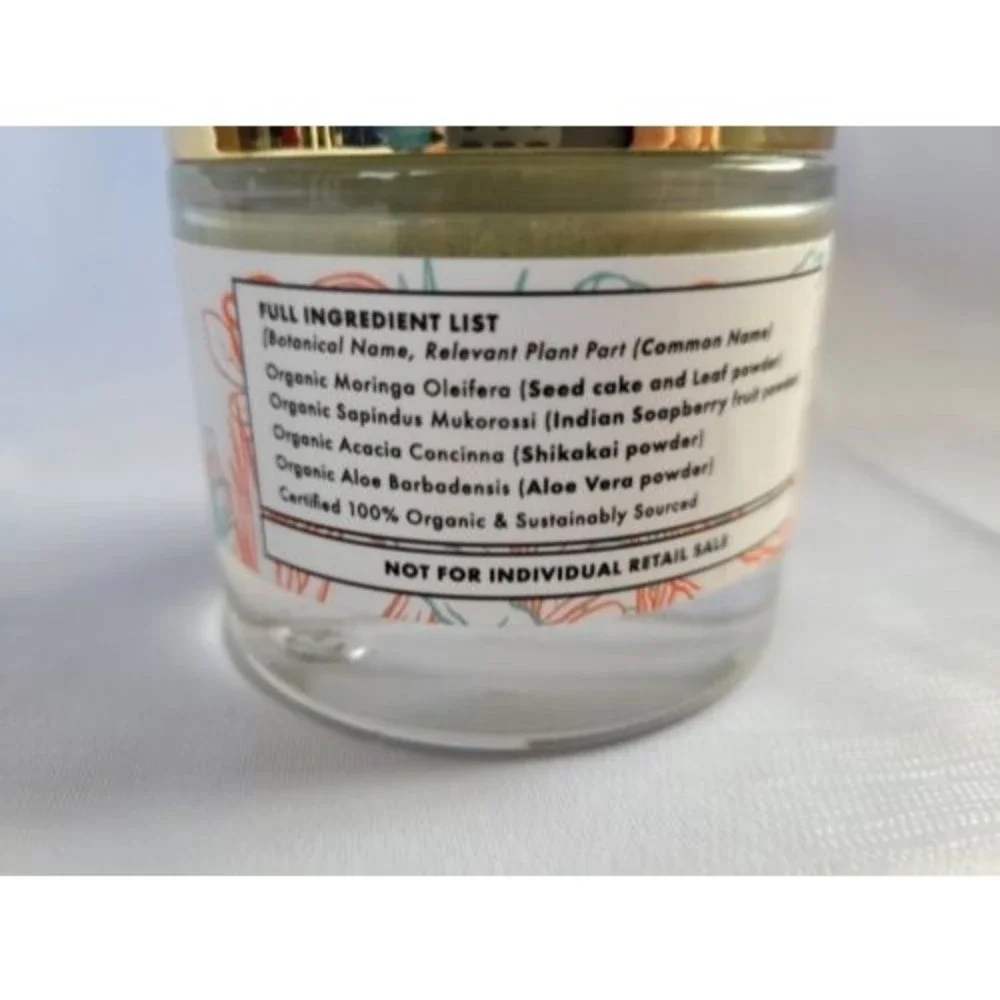 Nuele Hydrating Hair Mask Ultra Clean Beauty Regimen Powder 3oz Jar New Organic - Picture 3 of 5